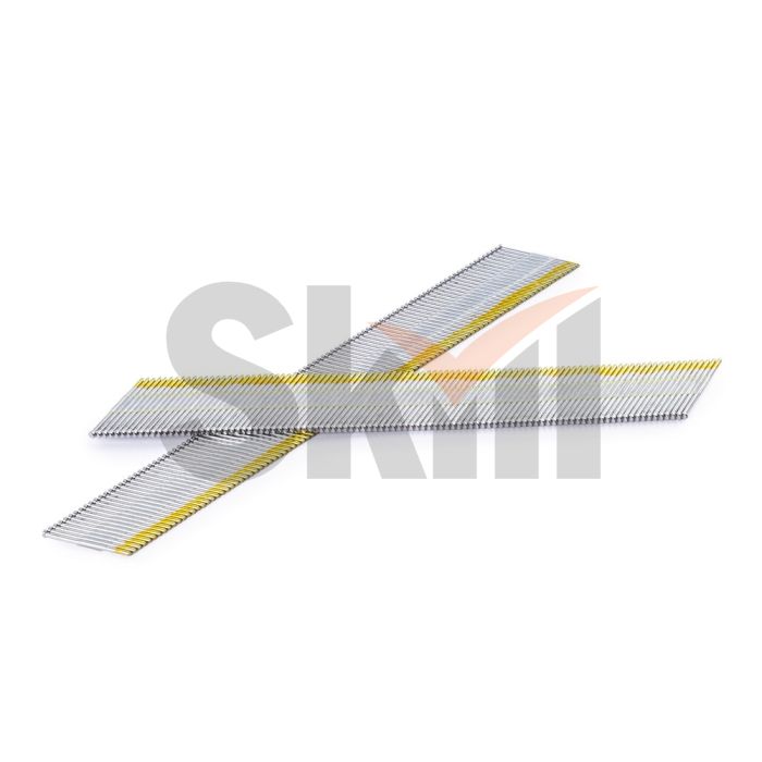 Гвозди отделочные финишные 15GA тип DA1545 с цинковым покрытием, угол наклона 34 градуса, 1,8 х 32 м