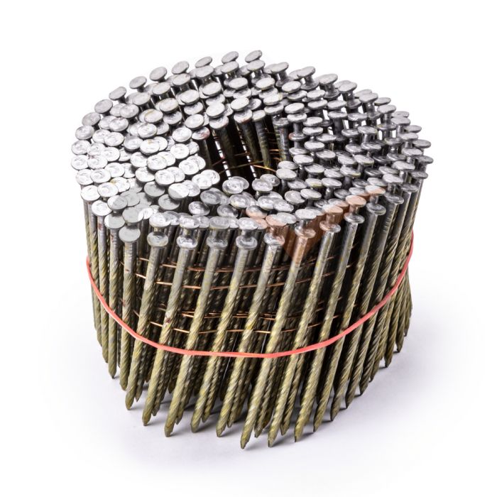 Гвозди барабанные с винтовой накаткой с цинковым покрытием 2,8 х 80 мм 250 шт. AERO