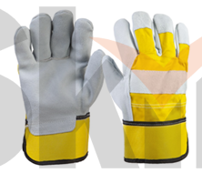 6 пар в упаковке Blacksmith Light Перчатки комбинированные Jeta Safety из спилковой кожи и хлопчатоб