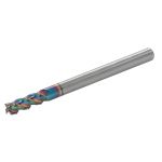 Концевая фреза с плоским торцом для алюминиевых сплавов, 3 зуба, HRC 45, удлиненная 6х30х75