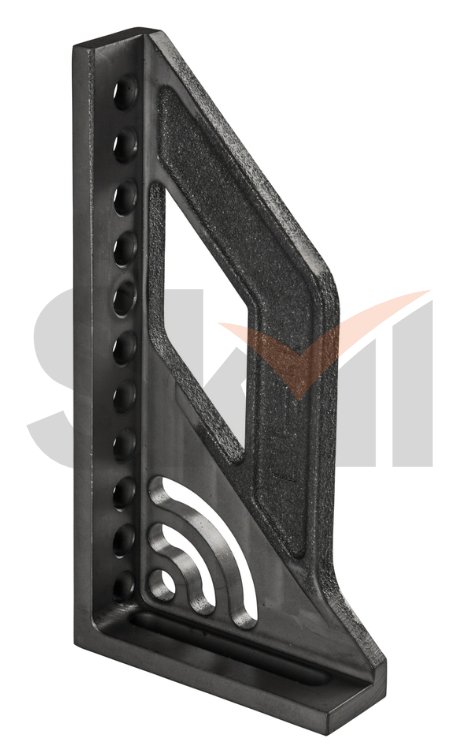 Упорный и крепежный угольник L300 с 11 отверстиями (поворотный) левый, Азотированный