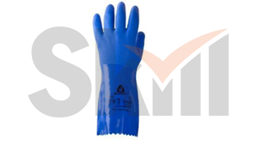 Перчатки хлопчатобумажные трикотажные с покрытием из ПВХ - XXL