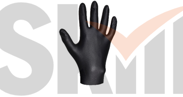 Нитриловые перчатки черные одноразовые - 908