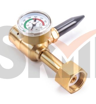 Редуктор FoxWeld BH600-He (гелиевый, 1 манометр, вентиль, пр-во FoxWeld/КНР)