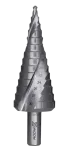 Ступенчатое сверло со спиральной канавкой HSS M2, 9 ступеней, 4-12 мм