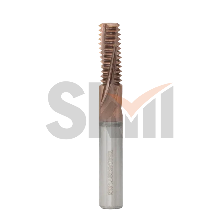 Резьбовая твердосплавная фреза, HRC 55, TiSiN М5х0,8