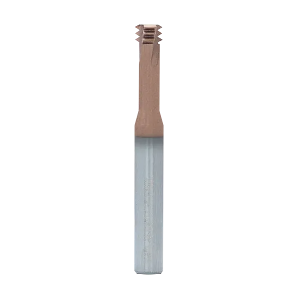 Резьбовая твердосплавная фреза с укороченной режущей частью,  HRC 55, TiSiN М6х1,0 Резьбовая твердосплавная фреза с укороченной режущей частью,  HRC 55, TiSiN М6х1,0