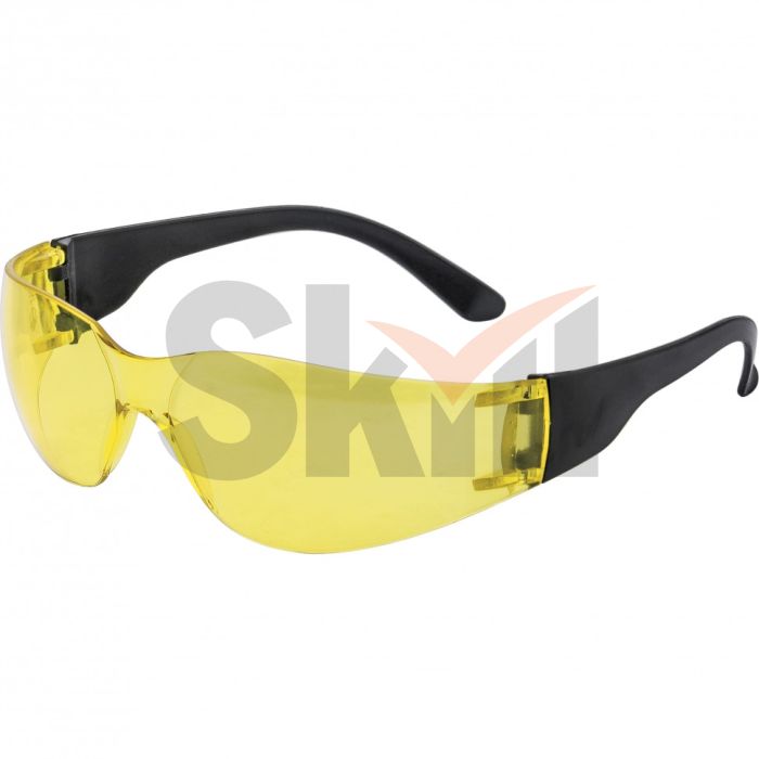 Очки защитные открытые, поликарбонатные, желтые ОЧК202 (0-13022)// Произведено в РФ