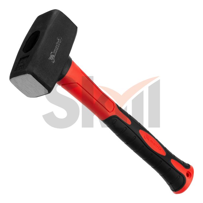 Кувалда optimal, 1000 г, фибергласовая обрезиненная рукоятка Matrix