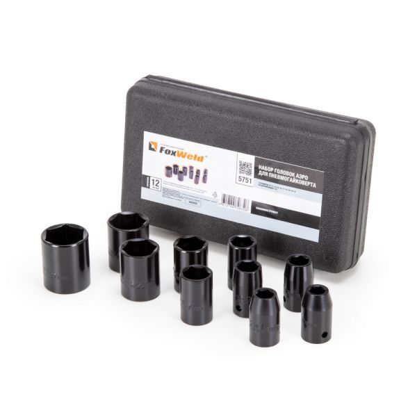 Набор шестигранных торцевых ударных головок AERO Набор шестигранных торцевых ударных головок AERO