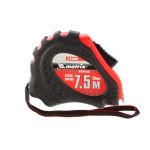 Рулетка Status autostop magnet+, 7,5 м х 25 мм, обрезиненная, нейлоновое покрытие// Matrix