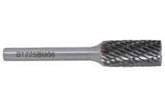 Борфреза с торцевыми зубьями B 03х14 M03L75 двойная насечка