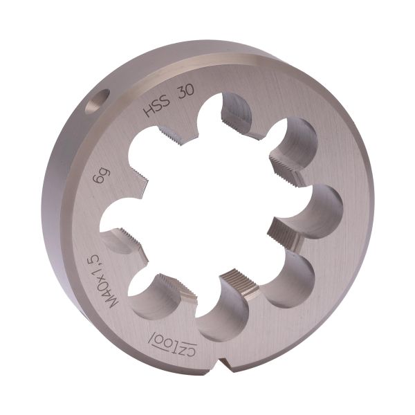 Плашка Bucovice Tools М40х1,5 HSS DIN EN 22568 6g 75х20мм 240401 Плашка Bucovice Tools М40х1,5 HSS DIN EN 22568 6g 75х20мм 240401