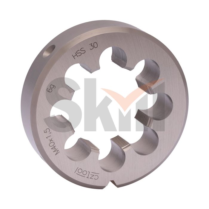 Плашка М40х1,5 DINEN22568 HSS 6g 75х20мм Bucovice(CzTool) 240401