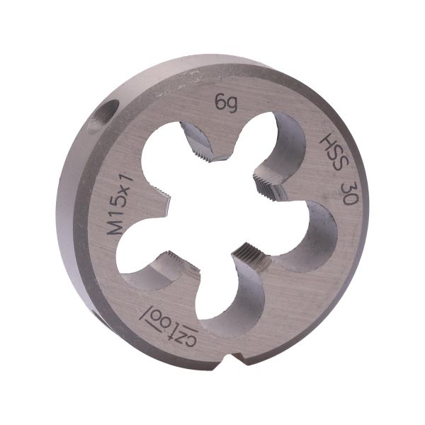 Плашка Bucovice Tools М15х1,0 HSS DIN EN 22568 6g 38х10мм 240152 Плашка Bucovice Tools М15х1,0 HSS DIN EN 22568 6g 38х10мм 240152