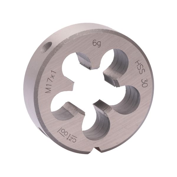 Плашка Bucovice Tools М17х1,0 HSS DIN EN 22568 6g 45х14мм 240172 Плашка Bucovice Tools М17х1,0 HSS DIN EN 22568 6g 45х14мм 240172