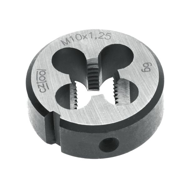 Плашка Bucovice Tools М10х1,25 115CrV3 DIN EN 22568 6g 30х11мм 210101 Плашка Bucovice Tools М10х1,25 115CrV3 DIN EN 22568 6g 30х11мм 210101