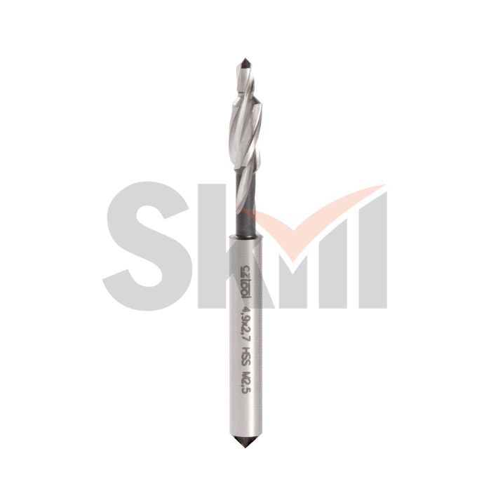 Цековка ц/х M2,5 2,7/4,9мм (Проходная) DIN1866 90° HSS-G Bucovice(CzTool) 851042