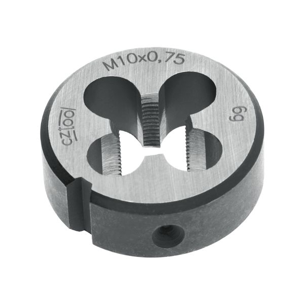Плашка Bucovice Tools М10х0,75 115CrV3 DIN EN 22568 6g 30х11мм 210103 Плашка Bucovice Tools М10х0,75 115CrV3 DIN EN 22568 6g 30х11мм 210103