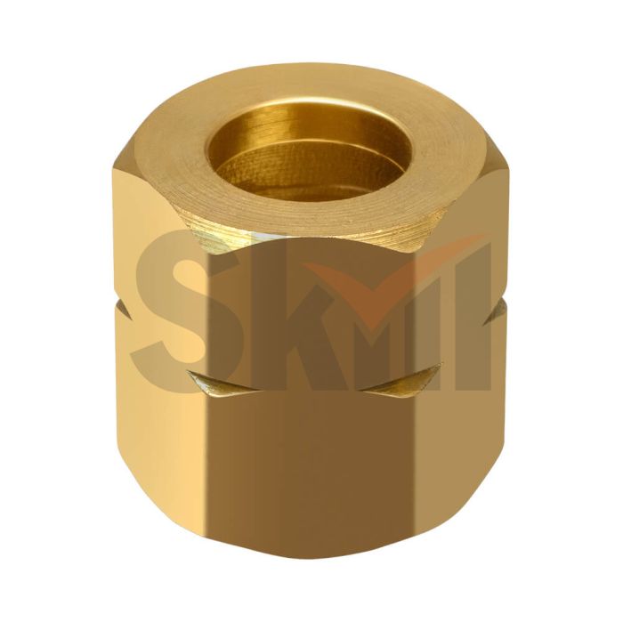 Гайка накидная М12х1,25LH, латунь