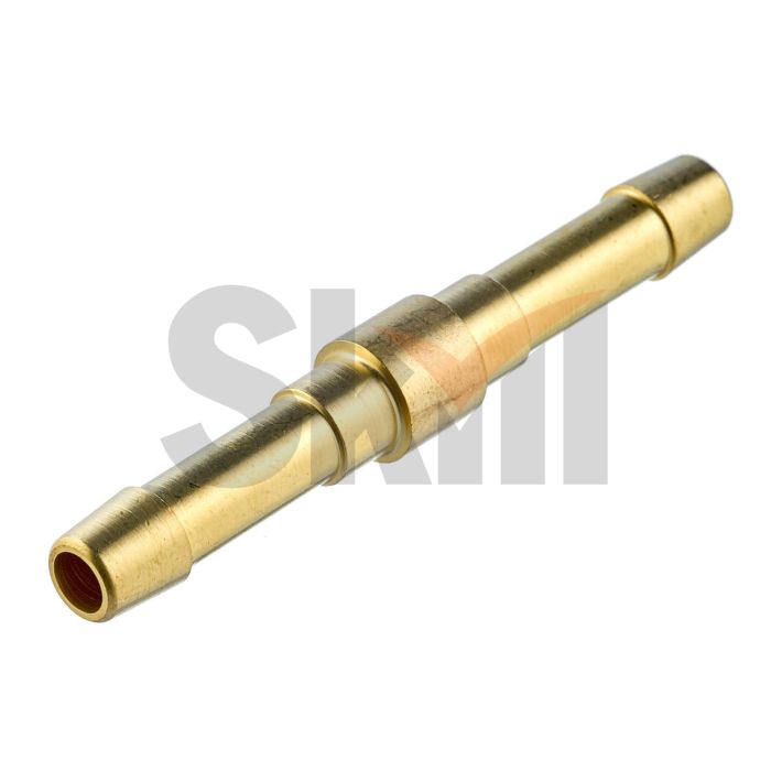 Соединитель неразъёмный, ø6 и 6 мм, латунь