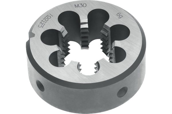 Плашка Bucovice Tools М30х3,5 115CrV3 DIN EN 22568 6g 65х25мм 210300 Плашка Bucovice Tools М30х3,5 115CrV3 DIN EN 22568 6g 65х25мм 210300