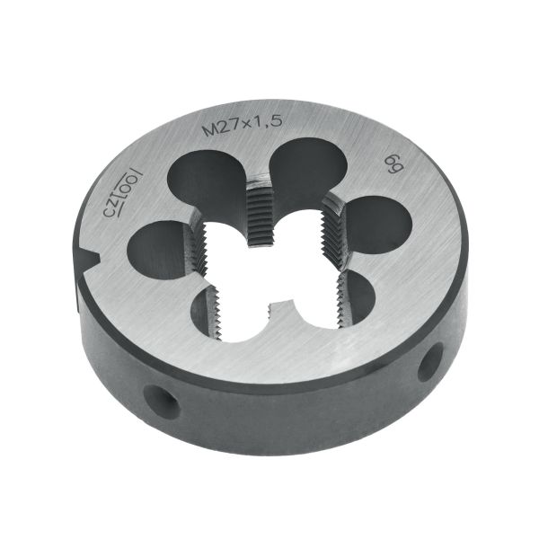 Плашка Bucovice Tools М27х1,5 115CrV3 DIN EN 22568 6g 65х18мм 210272 Плашка Bucovice Tools М27х1,5 115CrV3 DIN EN 22568 6g 65х18мм 210272