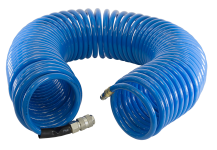 Шланг спиральный с фитингами рапид_полиуретан_15бар_8x12мм_20м