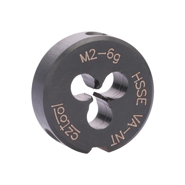 Плашка с стружколомом Bucovice Tools М2х0,4 HSSE-VA-NT DIN EN 22568 6g 16х5мм 301020 Плашка с стружколомом Bucovice Tools М2х0,4 HSSE-VA-NT DIN EN 22568 6g 16х5мм 301020