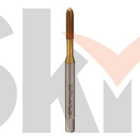 Метчик М 6,0х1,0 (Машинный, накатной) DIN371 HSSE-TiN 6HX C/2-3P 80мм a=4,9 Volkel 35634