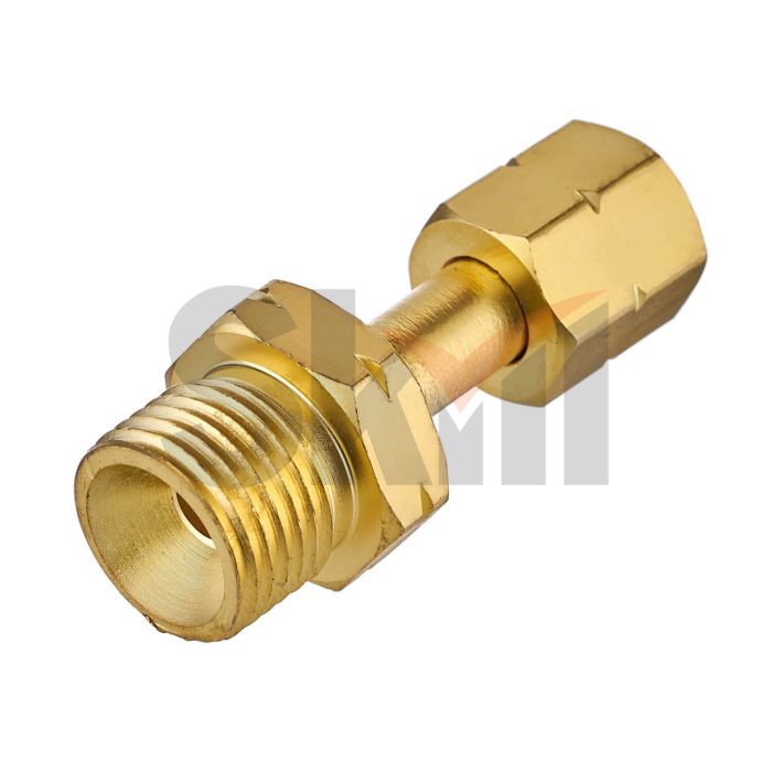 Переходник М12х1,25LH-М16х1,5LH, латунь