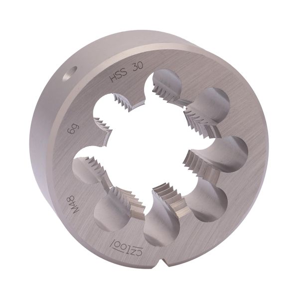 Плашка Bucovice Tools М48х5,0 HSS DIN EN 22568 6g 90х36мм 240480 Плашка Bucovice Tools М48х5,0 HSS DIN EN 22568 6g 90х36мм 240480