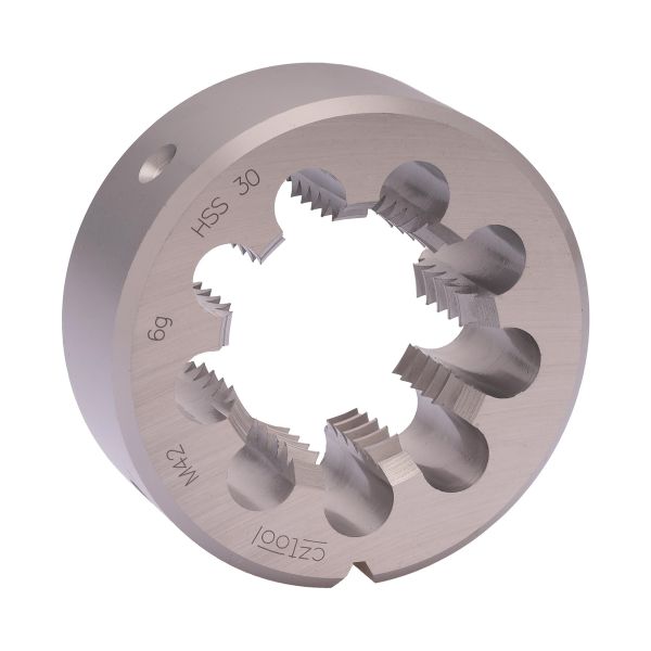 Плашка Bucovice Tools М42х4,5 HSS DIN EN 22568 6g 75х30мм 240420 Плашка Bucovice Tools М42х4,5 HSS DIN EN 22568 6g 75х30мм 240420