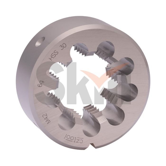 Плашка М42х4,5 DINEN22568 HSS 6g 75х30мм Bucovice(CzTool) 240420