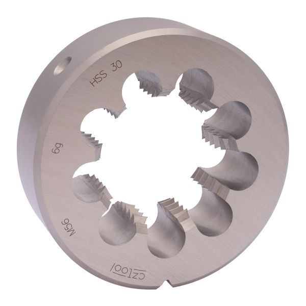 Плашка Bucovice Tools М56х5,5 HSS DIN EN 22568 6g 105х36мм 240560 Плашка Bucovice Tools М56х5,5 HSS DIN EN 22568 6g 105х36мм 240560