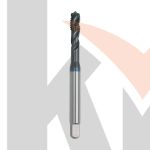 Метчик винтовой машинный GSR HSSEPM TiALN DIN371 6h метрическая резьба М4х0,7 01043150