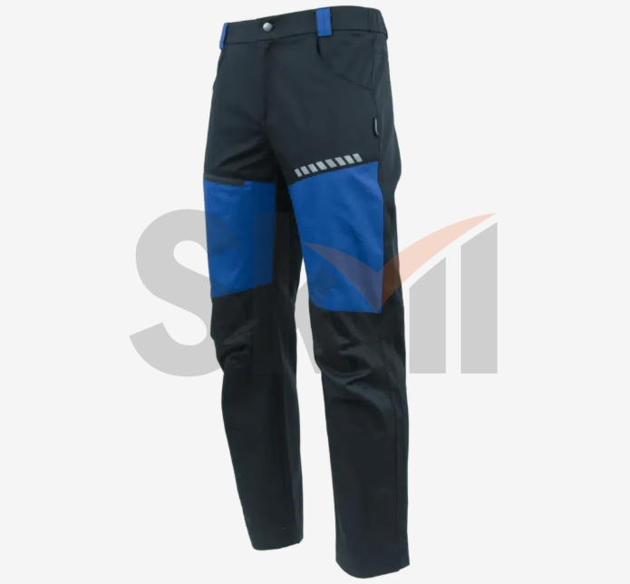 Летние брюки Brodeks KS 334, синий/черный