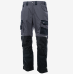 Летние брюки Brodeks KS 302, серый/черный