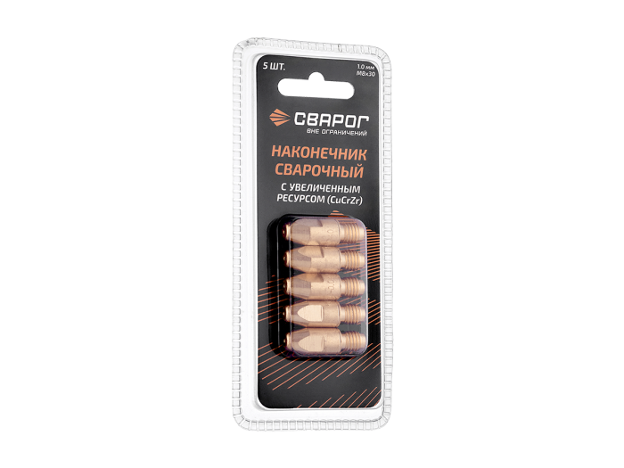 Наконечник сварочный Cu CrZr М8 d1,0мм (MS) ICU0005-80-SVA блистерная упаковка 5 шт