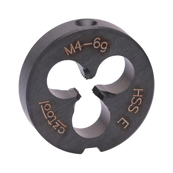 Плашка с стружколомом Bucovice Tools М4х0,7 HSSE-VA-NT DIN EN 22568 6g 20х5мм 301040 Плашка с стружколомом Bucovice Tools М4х0,7 HSSE-VA-NT DIN EN 22568 6g 20х5мм 301040