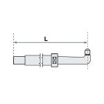 FUBAG Нижнее плечо прямое O 22 х 200мм для серии SG 4-6
