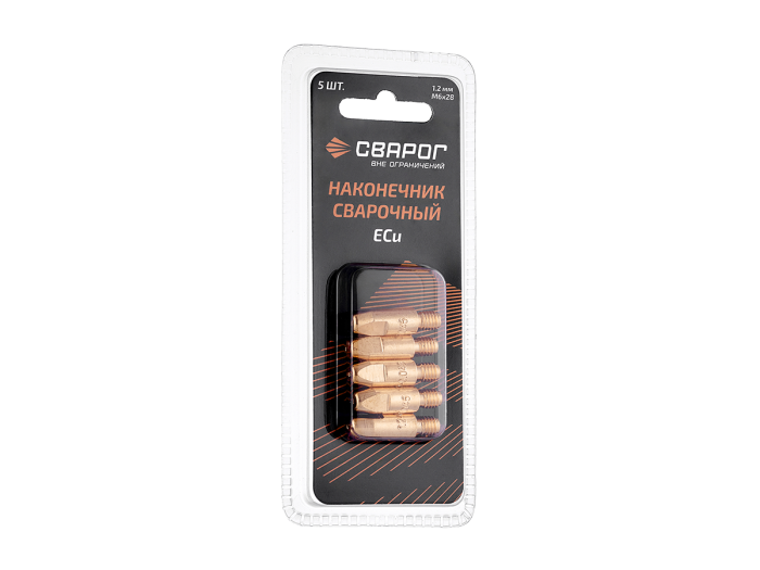 Наконечник сварочный  М6 d1,2мм (MS) ICU0004-12-SVA блистерная упаковка 5 шт