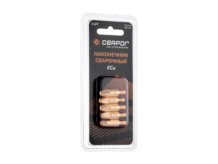 Наконечник сварочный М6 d0,6мм (MS) ICU0004-06-SVA блистерная упаковка 5 шт