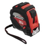 Рулетка Status magnet 3 fixations, 10 м х 32 мм, обрезиненный корпус, зацеп с магнитом// Matrix