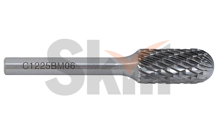 Борфреза сфероцилиндрическая C 04х13 M06 двойная насечка