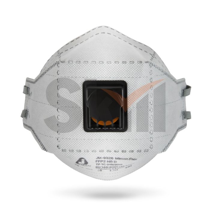 Трехпанельный респиратор с угольным слоем (FFP2 NR D)