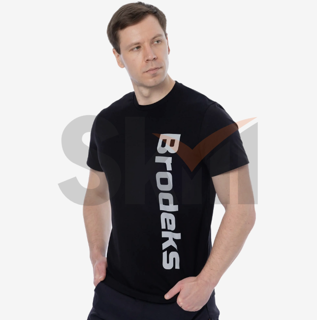 Футболка Brodeks KS704, черный