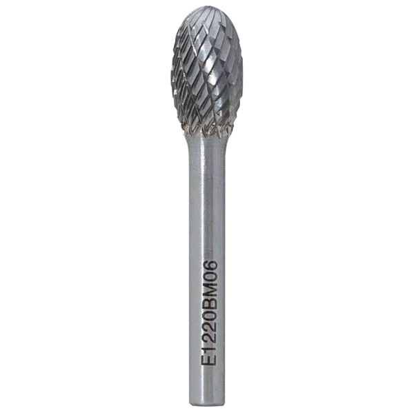Борфреза овальная E 06х10 M03 двойная насечка
