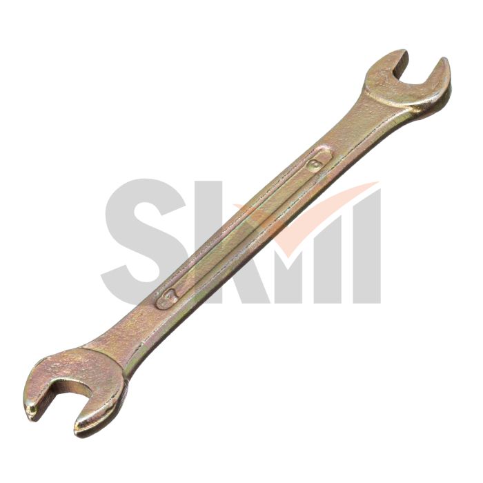 Ключ рожковый, 6 х 7 мм, желтый цинк Сибртех