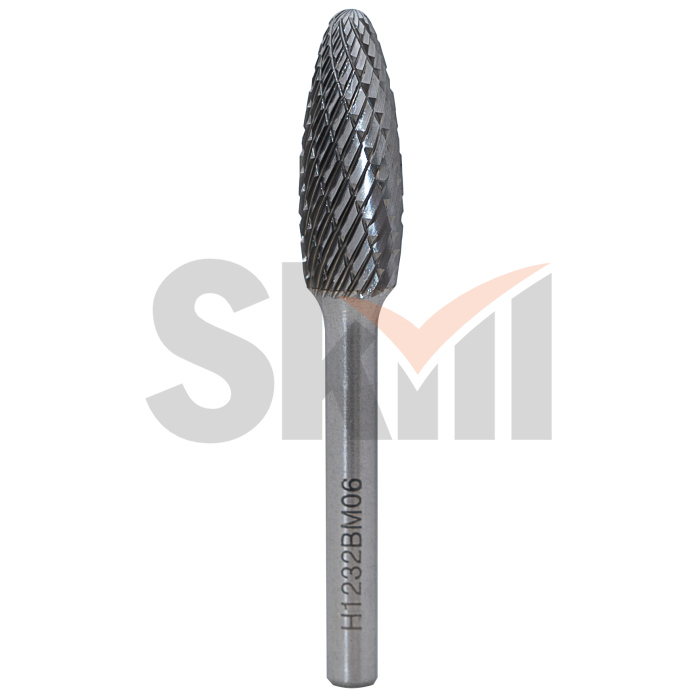 Борфреза пламевидная H 14х32 M06 двойная насечка